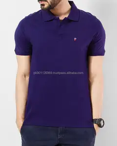 Goede Kwaliteit 100% Katoen Borduren Logo Custom Merk Tag Polo Shirt