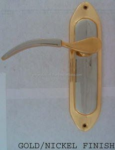 Omg Industries Poignée de porte à levier en laiton au design contemporain pour appartements et intérieurs modernes - Product Image 4