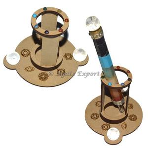 Chakra Healing <b>Wand</b> With Chakra Wooden Stand from india - Product Image 1