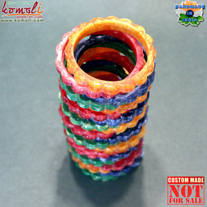 Pulsera de resina con diseño de margaritas, joyería personalizada al por mayor - Product Image 2