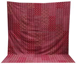 Bán Buôn Tay Màu Đỏ Khối In Kantha Quilt Nữ Hoàng Kích Thước Chắp Vá Kantha Bedspread Chất Lượng Tốt Nhất Bộ Sưu Tập - Product Image 1