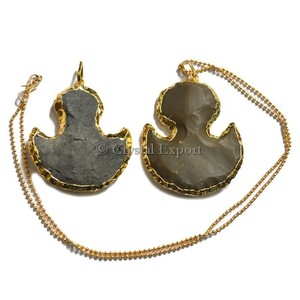 Collar con puntas de flecha antiguas de ágata - Product Image 2