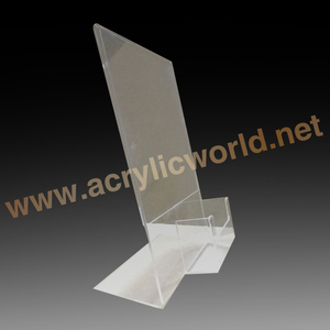 Chất Lượng Cao Acrylic Chủ Thẻ Tín Dụng/Acrylic Tờ Rơi Hiển Thị Giá/Tập Tin <span class=keywords><strong>Brochure</strong></span> Đứng - Product Image 4