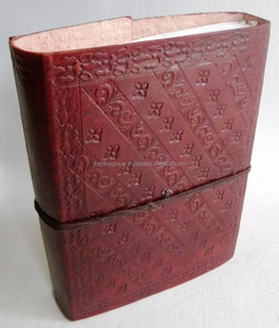 Diario de cuero rústico en relieve de árbol de la vida-Cuaderno o diario hecho a mano con páginas sin forro de hilo para escritura diaria, bocetos - Product Image 2