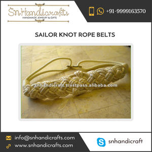 Delicate and Elegant <b>Braided</b> Rope Belt from Trusted Manufacturer The Art of Handmade - Product Image 1
