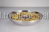 Ensemble de dîner en acier inoxydable pour hôtels et restaurants Bol de service rond pour snack Chip & Dip pour usage domestique Argenterie Matériau métallique - Product Image 2