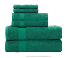 Nouvelle serviette de bain promotionnelle de couleur unie de bonne qualité 100% coton cardé de qualité supérieure pour la salle de bain - Product Image 5