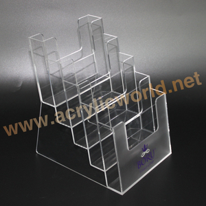 Dépliants acryliques pratiques/support de boîte de rangement de brochures dans la salle d'affaires support de brochures acryliques - Product Image 3