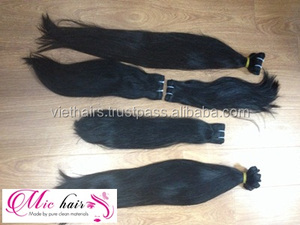 ผมตรง Remy ลอนคลื่นคู่สีธรรมชาติผมต่อจากเวียดนามบริสุทธิ์100% - Product Image 2