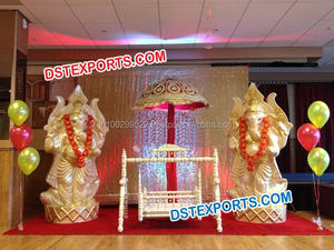 Décorations d'entrée en forme d'éléphant sculpté, pièces, décorations d'entrée de mariage - Product Image 4