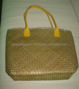 SAC DE PAILLE NATURELLE BON MARCHÉ DU VIET NAM_GOOD PRIX Sac de paille pour les vacances d'été à la plage Vietnam artisanat sac de feuilles de palmier - Product Image 6