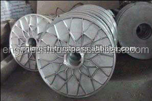 Componentes metálicos industriales de aluminio duraderos, bridas de viga textil fundida a presión, producto de servicios de fundición - Product Image 2