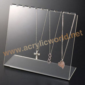 Soporte de joyería de escritorio personalizado, expositor de collar Acrílico - Product Image 5