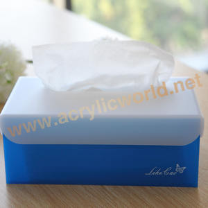 กล่องทิชชู่กล่องอะคริลิคสีขาวสวย - Product Image 2