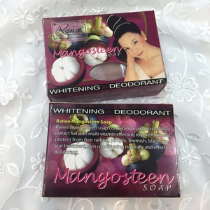 Savon artisanal médicinal à base de mangoustan et de plantes, imprimé à la main, enrichi au glutathion, blanchissant et hydratant, pour tous – Marque Madame Ranee - Product Image 2