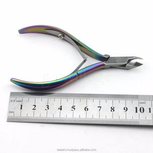 Pince à ongles en acier inoxydable argenté à lame incurvée pour ongles incarnés Outil professionnel de pédicure doigt orteil Salon - Product Image 4