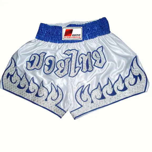 Custom Design Muay Thai Boxing Shorts Vechtsporten Mannen Sportkleding Voor Volwassenen 100% Polyester Aangepaste Merk