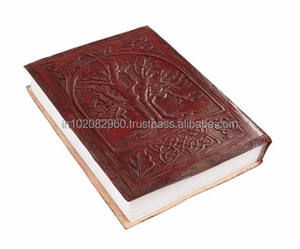 Celtique en cuir véritable gaufré A5/A6 Tree Life Journal de voyage 100 feuilles cahier à couverture rigide pour les affaires/bureau Scrap Note - Product Image 3