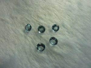 AAA Topacio azul cielo redondo corte calibrado piedras preciosas por mayor suelto azul cielo piedras de topacio proveedor - Product Image 2