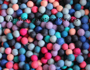 Hot Sale <b>Wool</b> Felt Swirl <b>Balls</b> for Christmas Craft Decoration Direct Supply From Nepal's Largest Manufacturer Factory Direct - Product Image 5