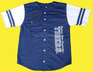 Camiseta de béisbol con diseño personalizado para hombre y mujer, Jersey de béisbol con sublimación en blanco, Logo personalizado, Unisex, OEM, Anti-estilo, 2020 - Product Image 2