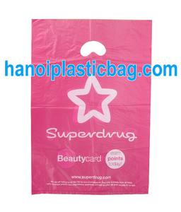 Size 30*45cm shopping die cut plastic bag with cheap price and good quality - Product Image 2