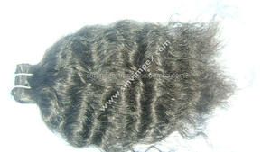 Cabello humano Remy indio rizado natural 100%, extensión de cabello Remy de calidad libre de enredos y desprendimiento. Cabellos indios sin procesar - Product Image 5