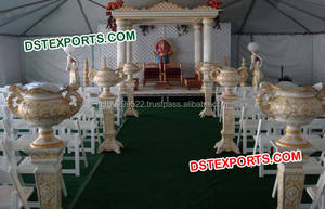 งานแต่งงานขนาดเล็กโรมันเสาล่าสุดAislewayเสาSouth Asianงานแต่งงานขนาดเล็กเสา - Product Image 4