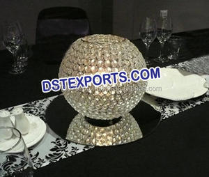 โคมไฟคริสตัลชิ้นกลางแต่งงาน,เชิงเทียนคริสตัลงานแต่งงานดีไซน์ล่าสุด - Product Image 3