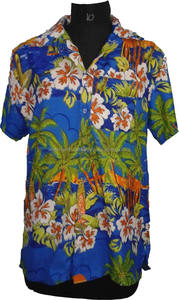 OEM custom pattern polyester quick dry Digital Print <b>Button</b> <b>Up</b> <b>Short</b> <b>Sleeve</b> Men's Beach Aloha Hawaiian <b>Shirt</b> - Product Image 3