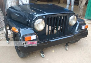 Vintage Industrial reciclada indio Jeep mesa de escribir - Product Image 2