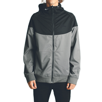 Blouson Bomber Homme Grande Taille Réversible Personnalisable de Haute Qualité, Tissu Satiné Polyester Imperméable, Service OEM