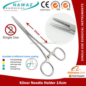 Porte-aiguilles Kilner 14cm Porte-aiguilles Kilner jetables à usage unique en acier inoxydable de haute qualité - Product Image 2