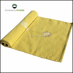 Alfombras de Yoga Antideslizantes de Algodón 100% Hechas a Mano con Rayas de Colores y Tamaños Personalizados - Marca Privada - Product Image 4