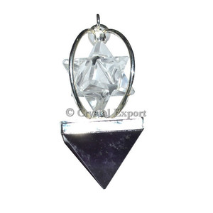 Comprar Online Pirámide Amatista Con Colgante Estrella Merkaba - Product Image 1