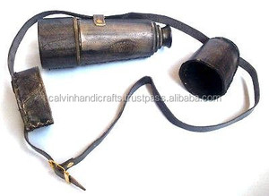 Télescope nautique antique Spyglass en laiton massif avec sac en cuir - Product Image 3