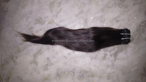 Cutcle Aligned Virgin Human Hair Weaving.Best Selling Raw Hair Extension.Temple Hair Weaving - Product Image 5