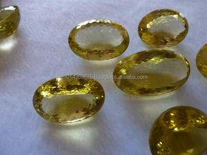 หินเลมอนควอตซ์ธรรมชาติอัญมณีคริสตัลแท้หินบำบัดสีฟ้าโคลเวอร์เพชรแก้วผลิตจากอินเดีย - Product Image 2