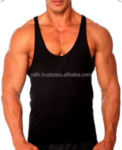 Venta al por mayor camiseta sin mangas de algodón gimnasio singlet larguero OEM Verano de algodón de los hombres de alta calidad - Product Image 1