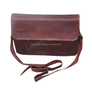 LOWELLCRAFT Laptop Men Messenger Crossbody Briefcase Satchel S Vintage Genuine Leather Eco-Friendly Bag - Product Image 2