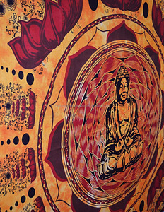 พรมแขวนผนังสไตล์โบฮีเมียน,ผ้าคลุมเตียงตกแต่งแนวศิลปะพื้นเมืองราชินีอินเดียโบฮีเมียนผ้าทอสำหรับตกแต่งบ้านสีเหลือง - Product Image 3