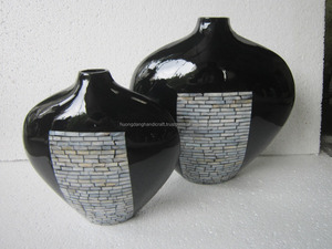 Unique pattern, unique design ceramic vase made in Vietnam - Product Image 4