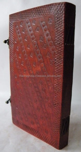 ทำด้วยมือขนาด B5วินเทจปกแข็งเกรดพรีเมี่ยมหนังนูนครึ่งรอบพร้อมฝาล็อคสองชั้นช่วยเติมโปรโมชั่นที่ยอดเยี่ยม - Product Image 5