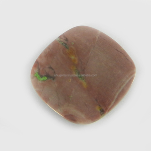 พลอยทรงหลวม Cabochon สวยงามทรงจตุรัส4.35กำแพงแก้วธรรมชาติ23มม. IG0215 Gms - Product Image 3