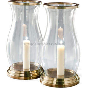 <b>Vase</b> Shape Glass Candle Holders New Design Decoration Best Quality Luxury Fancy Candle Holder - Product Image 1