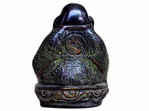 Figurines indiennes de luxe en laiton, multicolore, Bronze, joyeux seigneur bouddha, Statue, décoration de la maison, articles cadeaux SMG-132 - Product Image 3