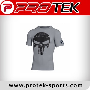 Wholesale <b>Custom</b> Fashion <b>Designed</b> Youth Rash Guard <b>Compression</b> <b>Shirts</b> - Product Image 1