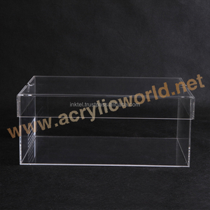 Transparente de acrílico personalizada de la caja de visualización acrílico caja de zapatos - Product Image 1