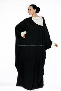 Burka para mujer/Burka árabe de alta calidad/Abaya negra con estilo transpirable para mujer - Product Image 5