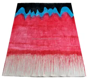 Tapis imprimé moderne tissé à la main de bonne qualité pour hôtels salon tapis brodé couleurs tapis haut de gamme - Product Image 2